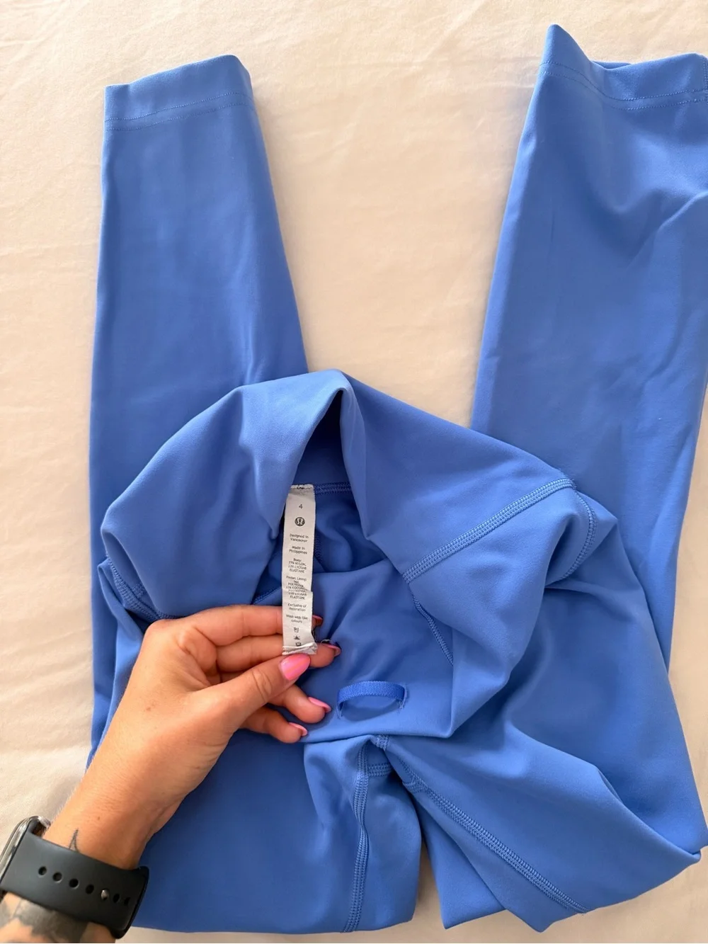 Lululemon Blue High-Rise Leggings